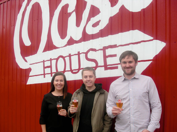 Whitney Rorison, Kevin Somerville and Cain MacNeill from Oast House