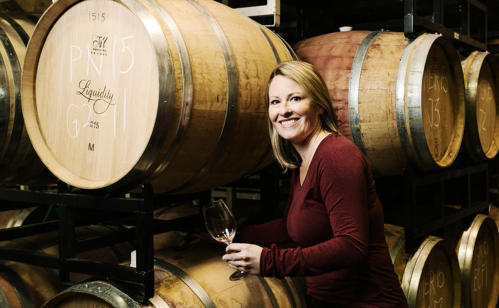 Liquidity Wines' winemaker, Alison Moyes