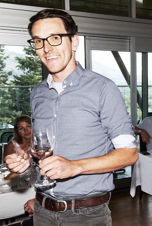 Ross Baker, winemaker at Quails' Gate Winery