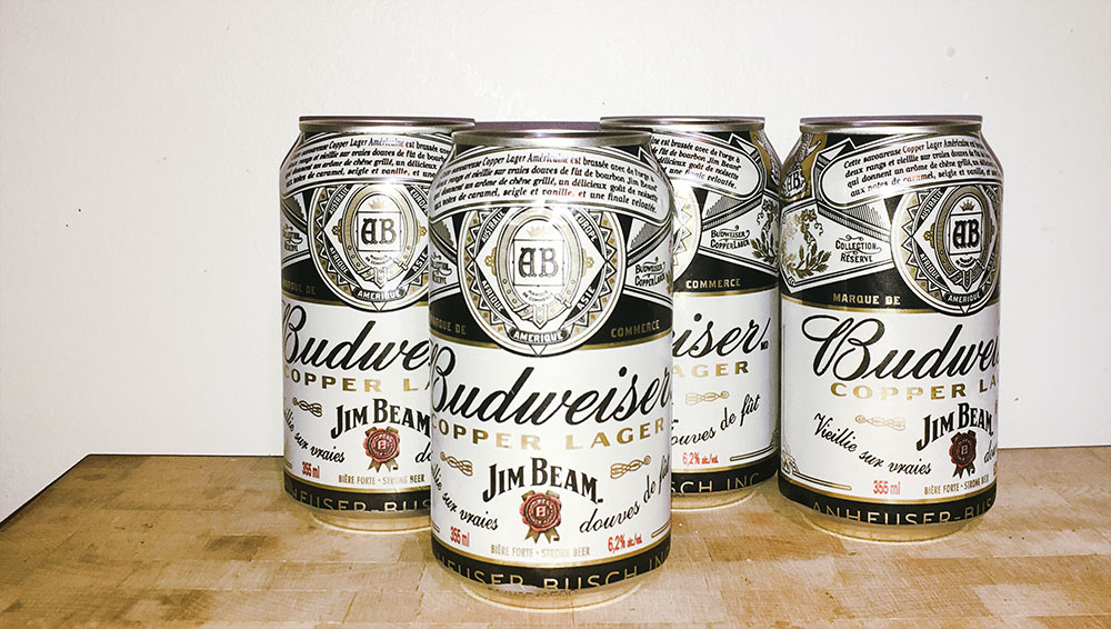 Budweiser copper lager