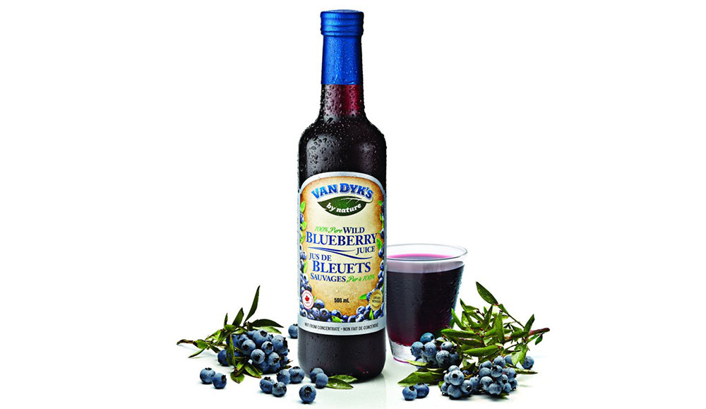 Van Dyk's Blueberry Juice lead