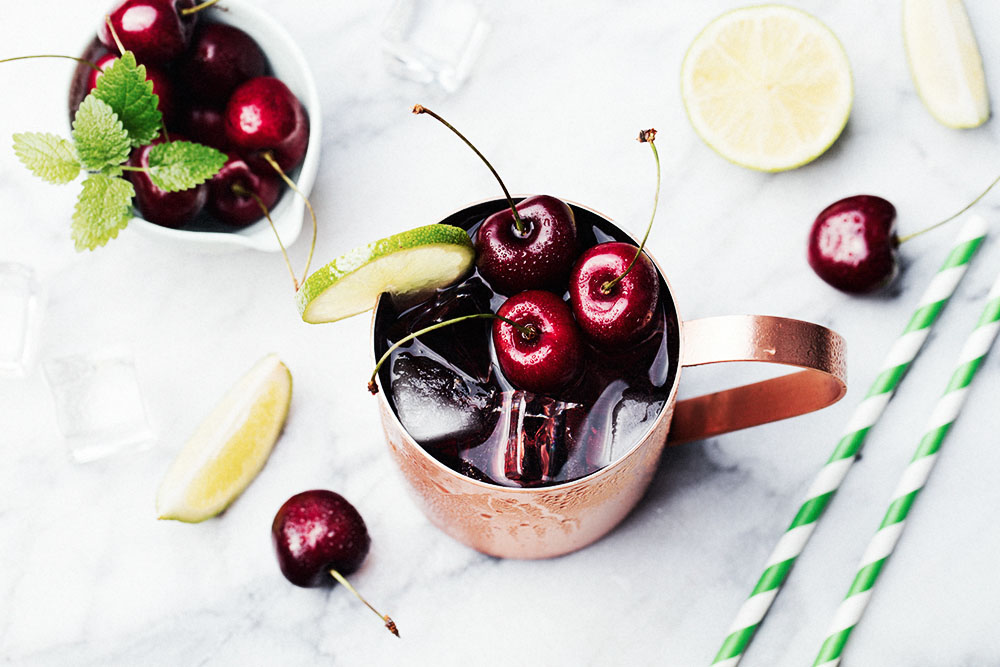 Cherry Moscow Mule recipe